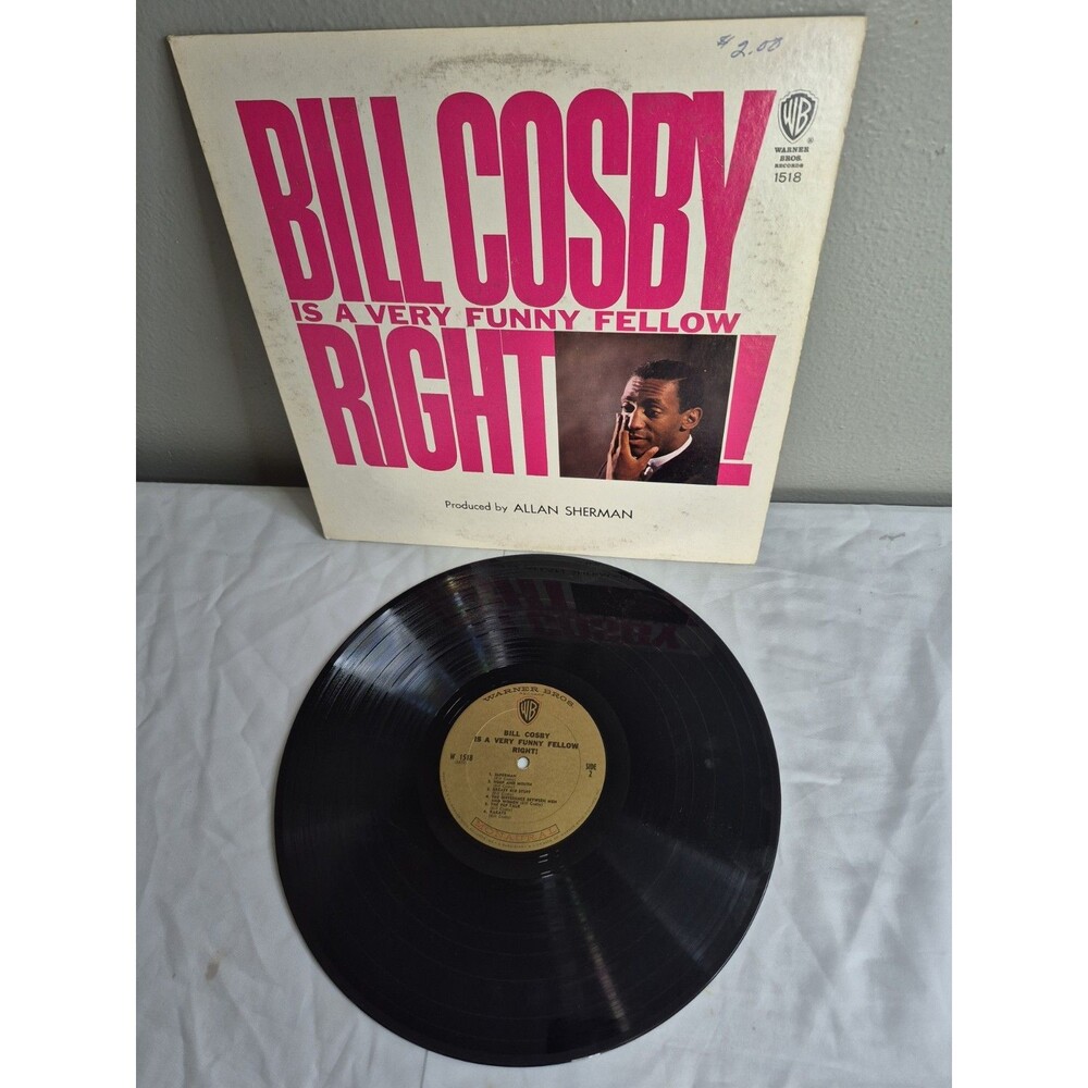 Bill Cosby Is a Very Funny Fellow Right! Vinyl Record LP Warner Bros W 1518